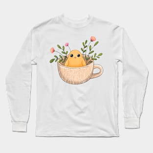 Bird in a cup Long Sleeve T-Shirt